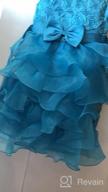 img 1 attached to Kids Lace Ruffles Party Dress Wedding Dresses For Girls review by Monica Williams