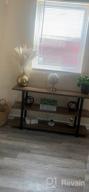img 1 attached to Rustic FOLUBAN Console Table With 3-Tier Open Shelf, Industrial Entryway Sofa Table For Living Room, Easy Assembly - Oak 55 Inch review by Richie Kotun