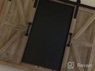картинка 1 прикреплена к отзыву Multi-Functional Rustic Wooden Chalkboard And Photo Frame With Barn Door - Perfect Wall Décor For Kitchen, Living Room And Entryway от Frank Ridl