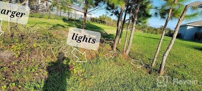 img 1 attached to Linkind Solar Spot Lights Outdoor, 4-In-1 Solar Landscape Spotlights Outdoor IP67 Waterproof, 9.8Ft Cable Dusk To Dawn Solar Outdoor Lights For Garden, Yard, Driveway Walkway, Patio, Warm White 3000K review by Matthew Maxwell