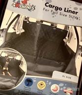 img 1 attached to USA-Made Extra Large Black SUV Cargo Liner For Dogs By 4Knines - Perfect For Protecting Your Vehicle! review by Bob Kussmaul