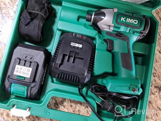 img 1 attached to KIMO 20V Cordless Impact Wrench 1/2 Inch, 2000 In-Lbs & High Torque 3400 IPM, Impact Gun W/ Battery ＆ Charger, 7 Pcs Impact Driver Sockets, Electric Impact Wrench Set W/ Variable Speed For Car Tires review by Ryan Rodriguez