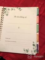 img 1 attached to Floral Wedding Planner Book And Organizer For Brides - 5 Tabbed Sections, 9" X 11.9", Hardcover With Metal Corner, 5 Inner Pockets, Sticker, And Elastic Closure Band review by Jim Plump