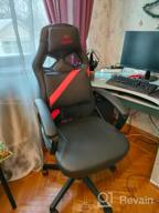 img 1 attached to Computer chair Zombie DRIVER gaming, upholstery: imitation leather, color: black/red review by Stanislaw Komorowski ᠌