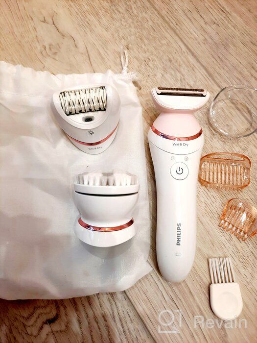 img 3 attached to Philips Beauty Epilator Series 8000 - 5-in-1 Shaver, Trimmer, Pedicure, and Body Exfoliator with 9 Accessories - BRE740/14 review by Anastazja Olejnik ᠌