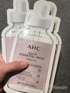 img 1 attached to AHC Face Mask Aqua Essentials Hydrating And Brightening For Dull Skin 100% Cotton Sheet, 5 Count review by Rich Shankar