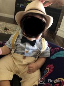 img 8 attached to 👶 HMD Baby Boy Gentleman White Shirt Bowtie Tuxedo Onesie Jumpsuit Overall Romper (0-18 Months) - Enhanced SEO