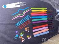 img 1 attached to Get Hooked On Magic: 12Pc Mermaid Crochet Hook Set With Clay Handles & Organizer review by Carl Lee