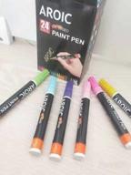 img 1 attached to Versatile 16Pack Oil-Based Paint Markers For DIY Crafts On Any Surface - Waterproof And Long-Lasting review by Justin Abreu