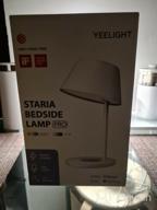 img 2 attached to 🌟 Yeelight Staria Bedside Lamp Pro YLCT03YL: High-Powered LED Office Lamp in White - 22W review by Dorota Mentrak ᠌