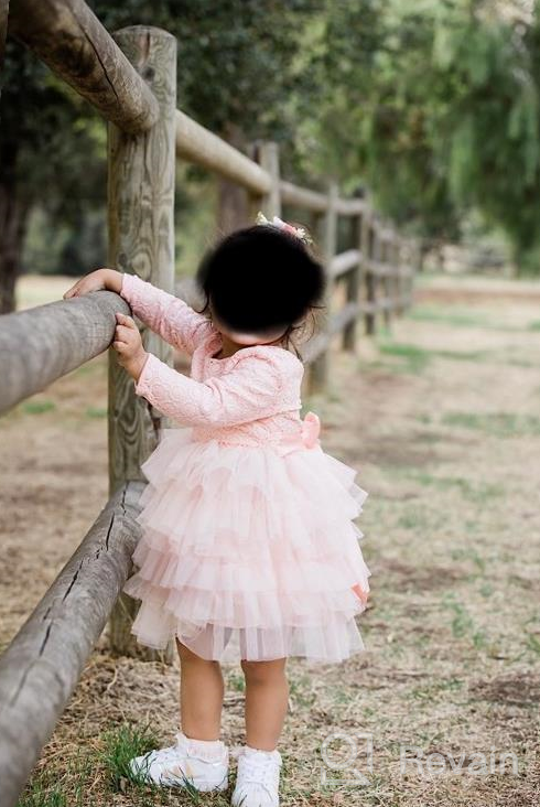 img 1 attached to Cilucu Baby Girls Party Dress: A Beautiful Peachy Pink Tutu For Special Occasions review by Ryan Mosqueda