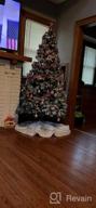 картинка 1 прикреплена к отзыву 60 Inch White Faux Fur Christmas Tree Skirt - Perfect For Merry Christmas Decorations! от Jose Perry