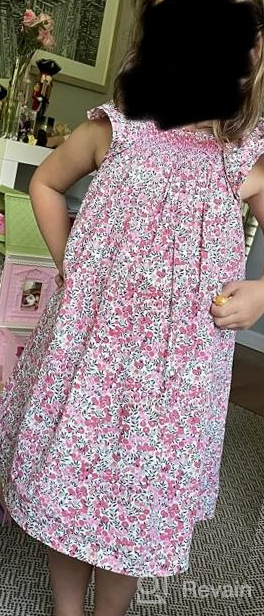 img 1 attached to Simplee kids Baby Girls Summer Casual Dresses | Toddler Floral Print Sundress | Princess Dress review by Reginald Holman