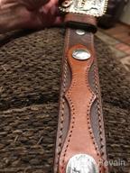 img 1 attached to Longhorn Western Conchos: Premium Leather Men's Accessories for Belt Matching review by Sedric Hood