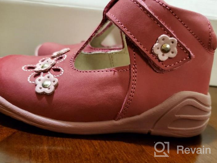 img 1 attached to Girls' Leather Toddler Support 👧 Shoes and Flats for Wobbly Waddlers review by Matthew Owens