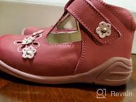 img 1 attached to Girls' Leather Toddler Support 👧 Shoes and Flats for Wobbly Waddlers review by Matthew Owens