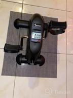 img 1 attached to Exercise Anywhere: Portable Under Desk Bike Pedal Exerciser With LCD Display & Anti-Skid Mat By Sportneer review by James Weber