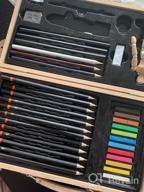 img 1 attached to Get Creative With The Tavolozza 26Pcs Tabletop Easel Painting Set: Ideal Mix Media Kit For Beginners, Kids And Adults review by Taurus Monsalve