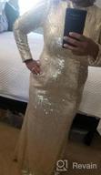 img 1 attached to Modest Sequin Bridesmaid Dresses With Long Sleeves And High Back – Perfect For Prom And Party Wear, By Honey Qiao review by Shanee Cobb