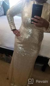 img 6 attached to Modest Sequin Bridesmaid Dresses With Long Sleeves And High Back – Perfect For Prom And Party Wear, By Honey Qiao