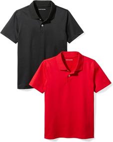 img 4 attached to 2-Pack Performance Royal Boys' Tops, Tees & Shirts by Amazon Essentials