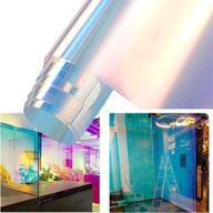 🎞️ atmomo silver reflective window tint privacy film - chameleon windshield tint 36.22'' x 59.84'' logo