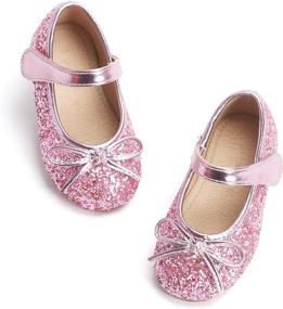 img 4 attached to Otter MOMO Toddler Ballerina Wedding Girls' School Uniforms - Shoes