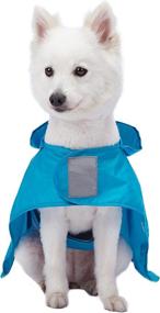 img 1 attached to 🐶 Blueberry Pet 7 Patterns Reflective Dog Raincoat or Poncho - Lightweight and Packable