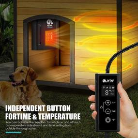 img 2 attached to 🔥 Stay Warm and Cozy: Dog House Heater with Thermostat, 300W Safe Heater for Outdoor Pet Houses - Adjustable Temperature & Timer - Easy Installation