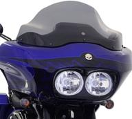 🔒 klock werks sport flare: 12" dark smoke windshield for 1998-2013 road glide логотип