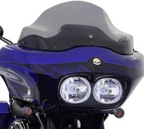 img 2 attached to 🔒 Klock Werks Sport Flare: 12" Dark Smoke Windshield for 1998-2013 Road Glide