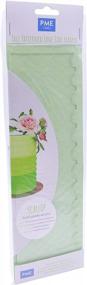 img 1 attached to 🎂 PME Tall Patterned Edge Side Scraper: Enhance Your Cake Decoration with Scallop Design