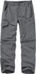 mens hiking pants convertible zip off lightweight quick dry fishing safari camping travel boy scout pants logo
