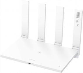 img 4 attached to Роутер Huawei WiFi AX3 Pro WS7200 Wi-Fi 6 Plus с четырехъядерным процессором Mesh, MU-MIMO Dual Band Gigabit беспроводной интернет-роутер - Продвинутая модель (Белый)