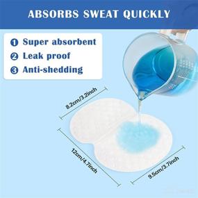 img 1 attached to FYY Armpit Sweat Pads Perspiration
