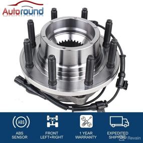 img 3 attached to Autoround 515081 Front Wheel Bearing and Hub Assembly Compatible with Ford F-250 F-350 Super Duty 2005-2010, 4WD SRW, 8 Lug, with ABS