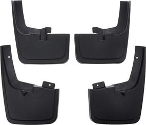 img 1 attached to DNA MOTORING WFMK-001 Mud Guards with OE Wheel Lip Moulding for 15-18 Ford F150, Black