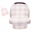 lattice carseat cover & beanie set: versatile infant canopy for boys and girls logo