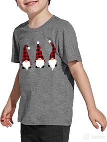 img 2 attached to 🎄 Merry and Bright Christmas Lights Graphic Tees for Toddler Boys and Girls - Festive Holiday Tops