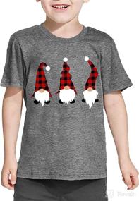 img 3 attached to 🎄 Merry and Bright Christmas Lights Graphic Tees for Toddler Boys and Girls - Festive Holiday Tops