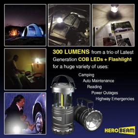 img 1 attached to 2020 Tech LED Lantern And Flashlight Combo With 350 Lumens - Ideal For Camping, Car, And Garage - Collapsible And Batteries Included