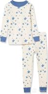 🌙 shop the trendy moon and back by hanna andersson kids' 2 piece long sleeve pajama set now! logo