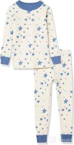 img 4 attached to 🌙 Shop the Trendy Moon and Back by Hanna Andersson Kids' 2 Piece Long Sleeve Pajama Set Now!