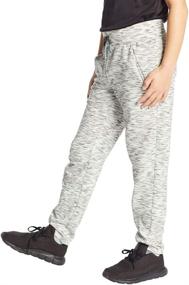 img 3 attached to 👧 C9 Champion Fleece Jogger Heather Girls' Clothing: Comfy Pants & Capris for Active Days!