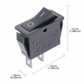 img 3 attached to 5Pcs Mini Boat Rocker On/Off Switch For AC 250V/16A And 125V/20A | YXQ Rectangle Design