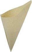 img 2 attached to 🌍 Eco-Friendly X-Large Brown Paper Cones, K-20 Size, 12.5 oz Capacity - 100 Cones per Package, 22¢ per Cone