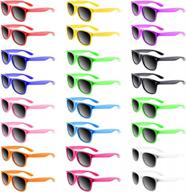 tuparka sunglasses party favors neon colors sunglasses bulk goody bag fillers for beach birthday party pool party supplies logo