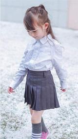 img 3 attached to Joe Wenko Junior Pleated Uniform Girls' Clothing ~ Skirts & Skorts