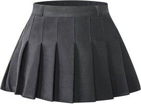 img 4 attached to Joe Wenko Junior Pleated Uniform Girls' Clothing ~ Skirts & Skorts