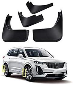 img 1 attached to 🚗 Cadillac XT6 2019-2021 Mud Flaps Kit - Front and Rear 4-PC Set by TOPGRIL for Mud Splash Guard